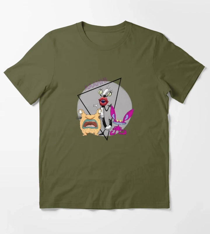 Real Monsters T-Shirt Olive Green