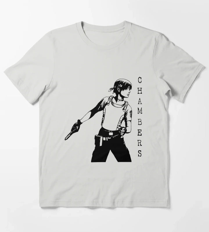 Rebecca Chambers Resident Evil T-Shirt Light Grey