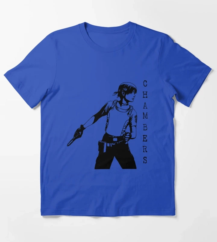 Rebecca Chambers Resident Evil T-Shirt Blue