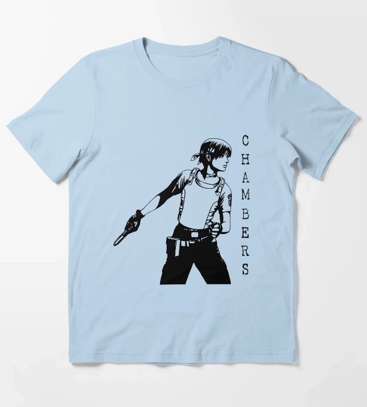 Rebecca Chambers Resident Evil T-Shirt Sky Blue