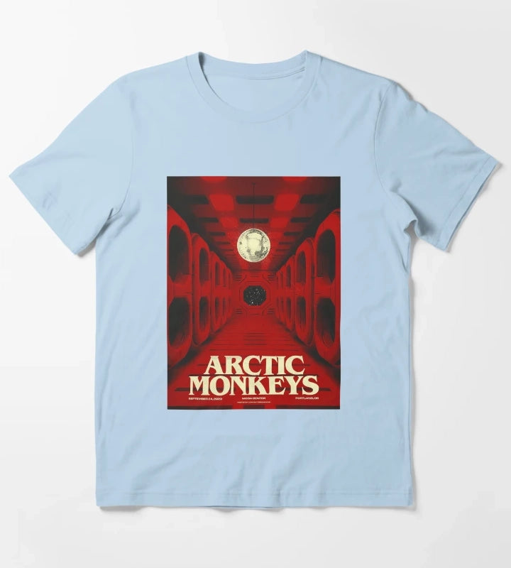 Red AM T-Shirt Sky Blue