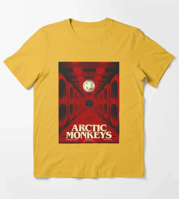 Red AM T-Shirt Yellow