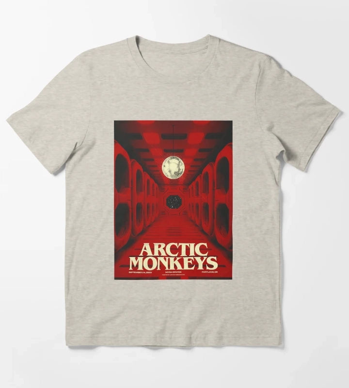 Red AM T-Shirt Cream