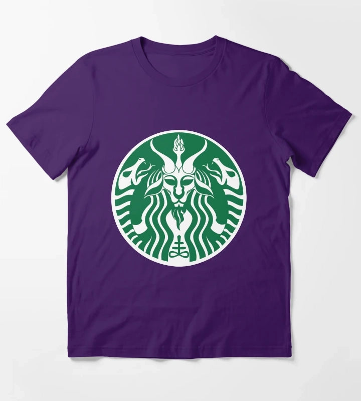 Red Cup Baphomet T-Shirt Purple