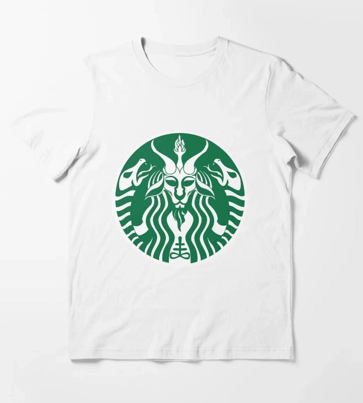 Red Cup Baphomet T-Shirt White