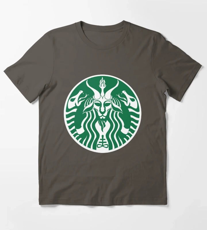 Red Cup Baphomet T-Shirt Dark Grey