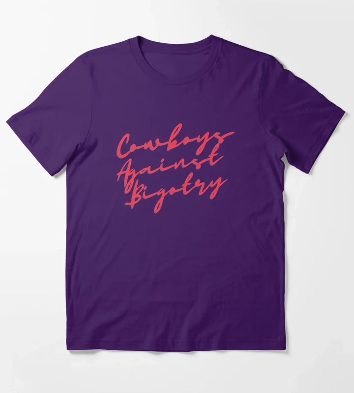 Red Orville Peck Cowboys Against Bigotry Lyrics T-Shirt Purple