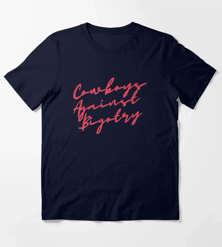 Red Orville Peck Cowboys Against Bigotry Lyrics T-Shirt Navy