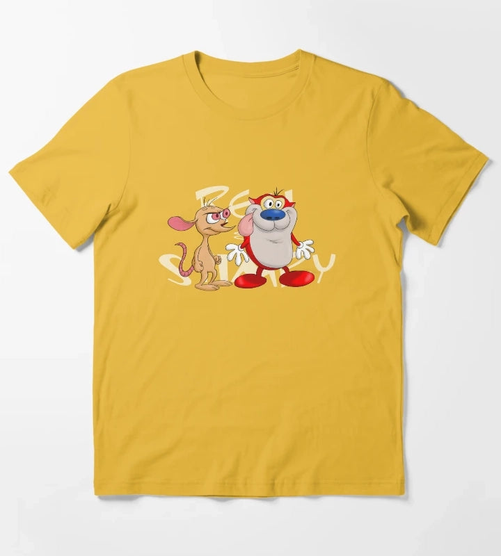 Ren and Stimpy Duo T-Shirt Yellow