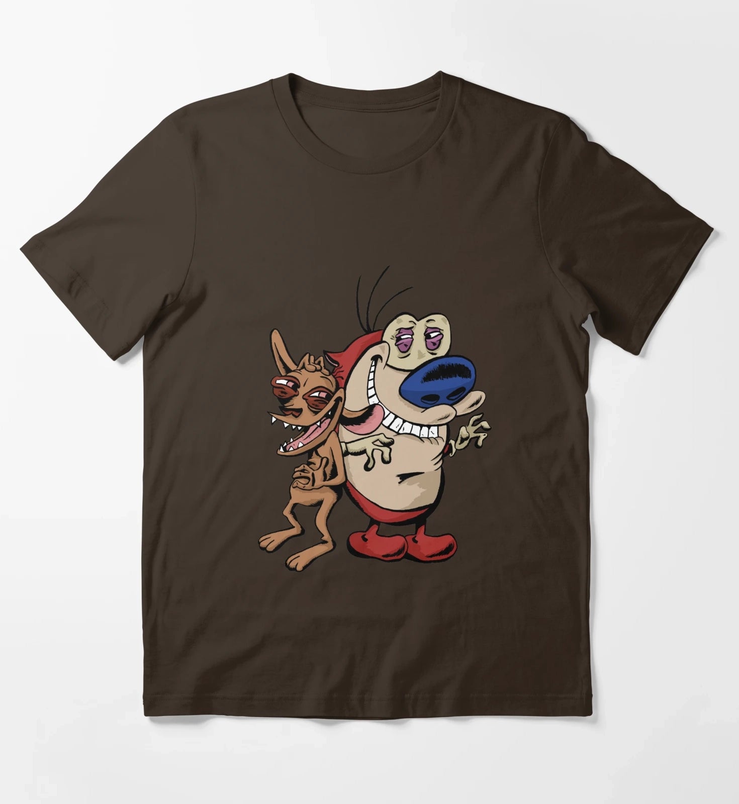 Ren and Stimpy T-Shirt Brown