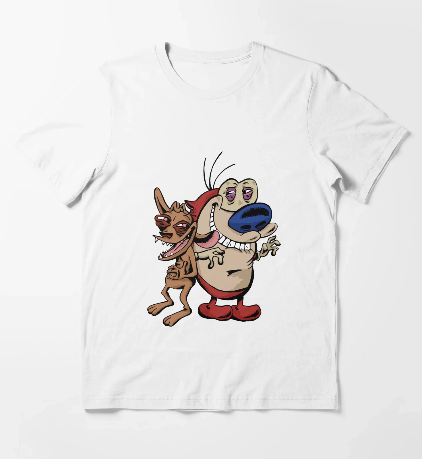 Ren and Stimpy T-Shirt White
