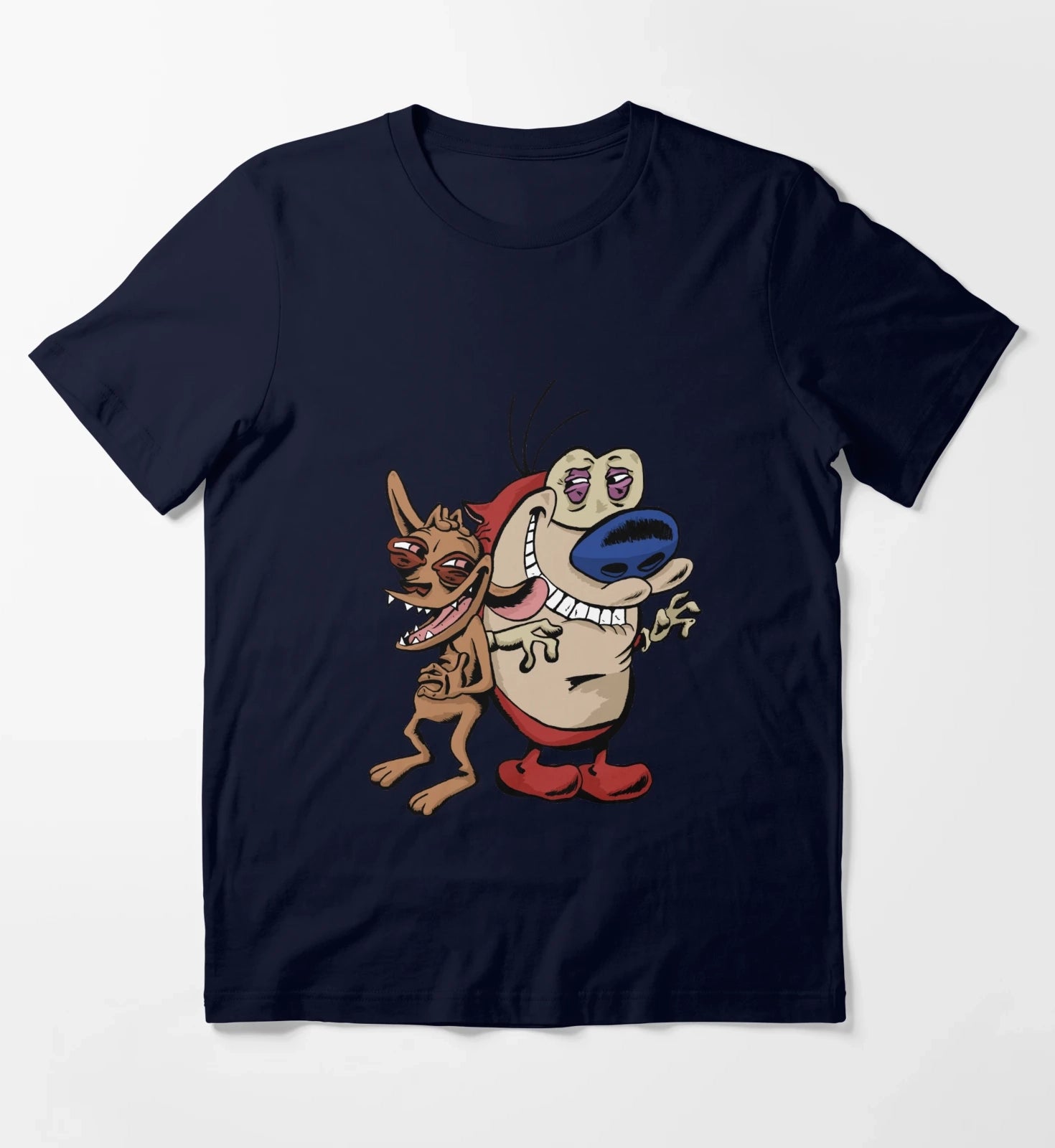Ren and Stimpy T-Shirt Navy