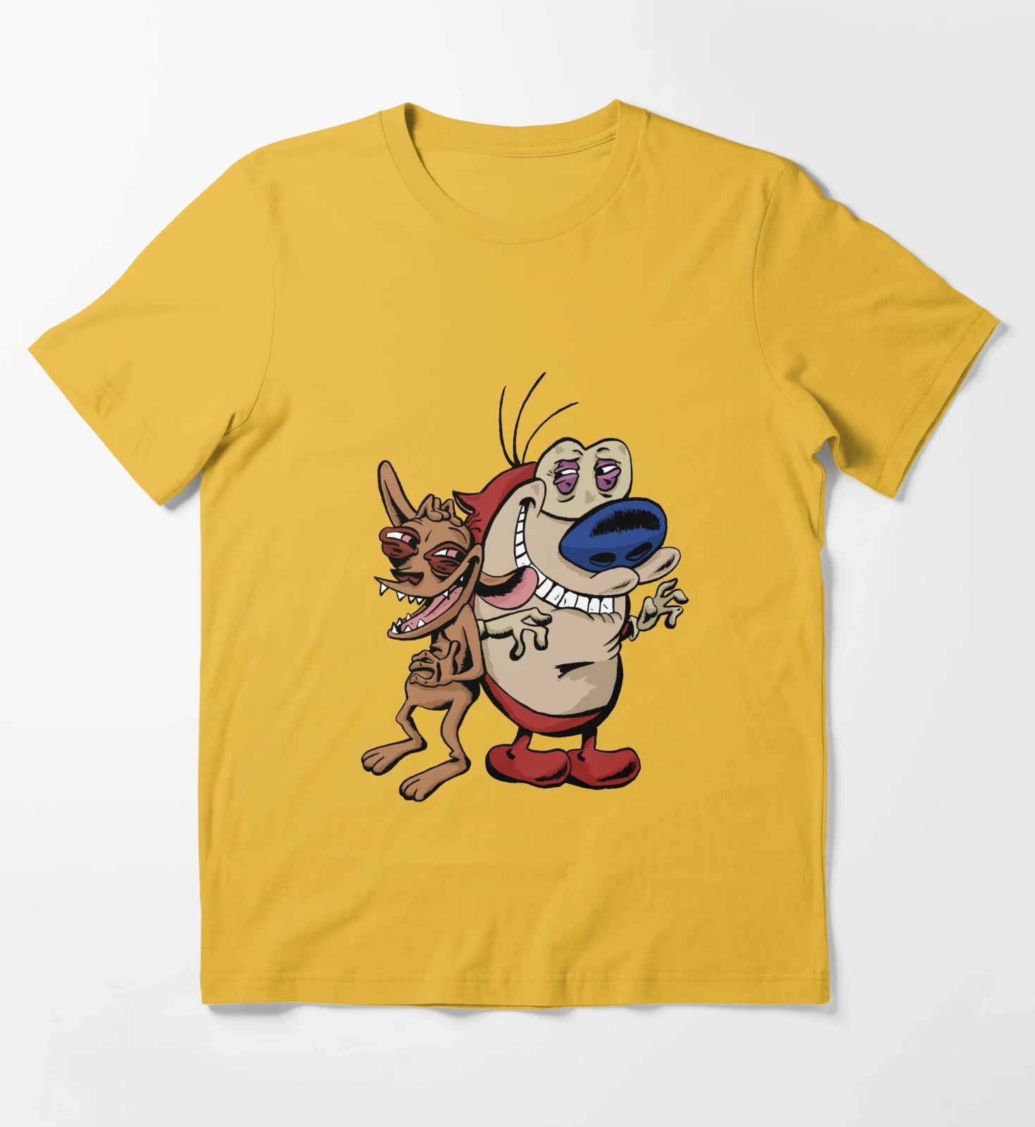 Ren and Stimpy T-Shirt Yellow