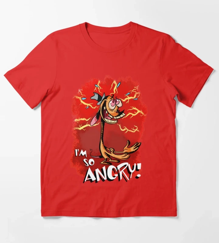 Ren is so Angry T-Shirt Red