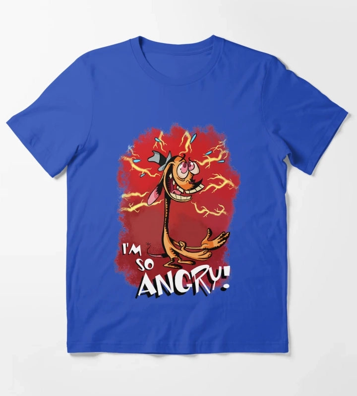 Ren is so Angry T-Shirt Blue