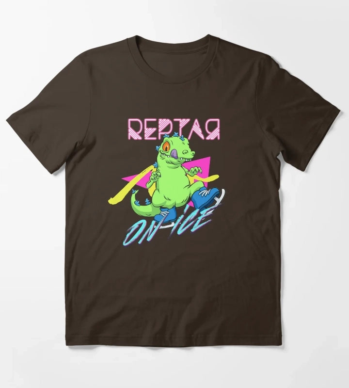 Reptar on ice T-Shirt Brown