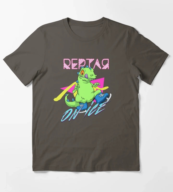 Reptar on ice T-Shirt Dark Grey
