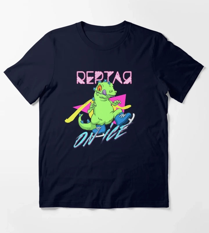 Reptar on ice T-Shirt Navy