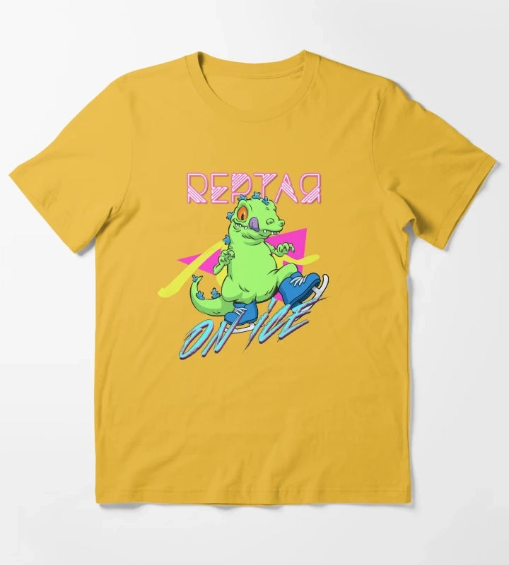 Reptar on ice T-Shirt Yellow