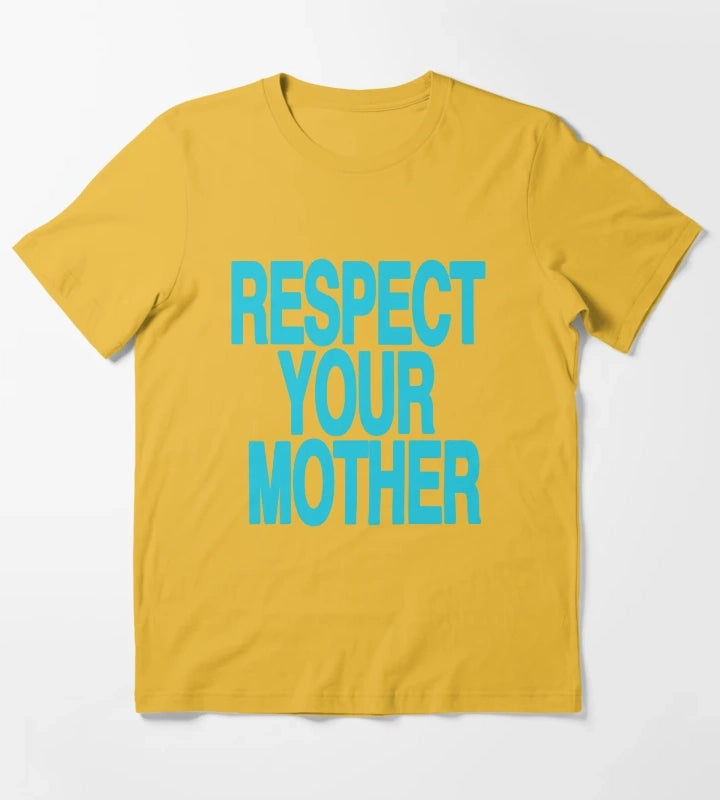 Respect Your Mother Harry Styles Blue T-Shirt Yellow