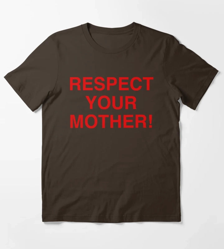 Respect Your Mother Harry Styles Red T-Shirt Brown