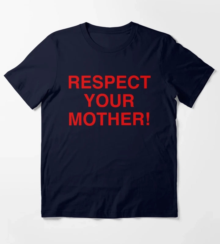 Respect Your Mother Harry Styles Red T-Shirt Navy