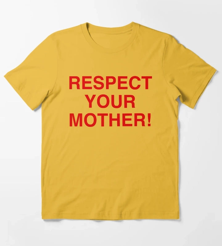 Respect Your Mother Harry Styles Red T-Shirt Yellow