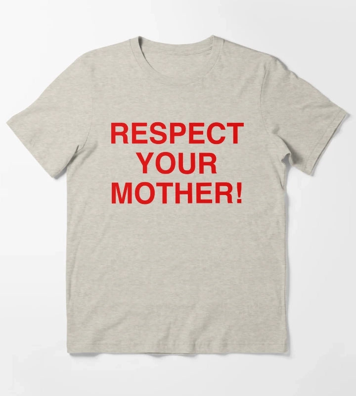 Respect Your Mother Harry Styles Red T-Shirt Cream