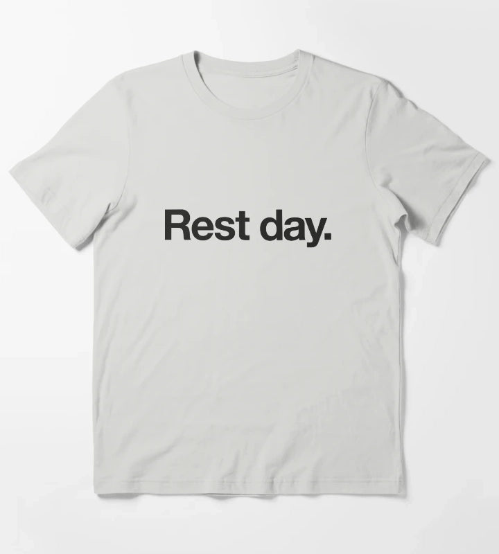 Rest Day Training Graphic T-Shirt Light Grey