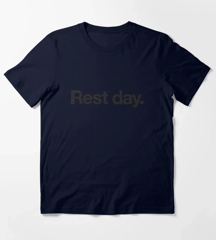 Rest Day Training Graphic T-Shirt Navy