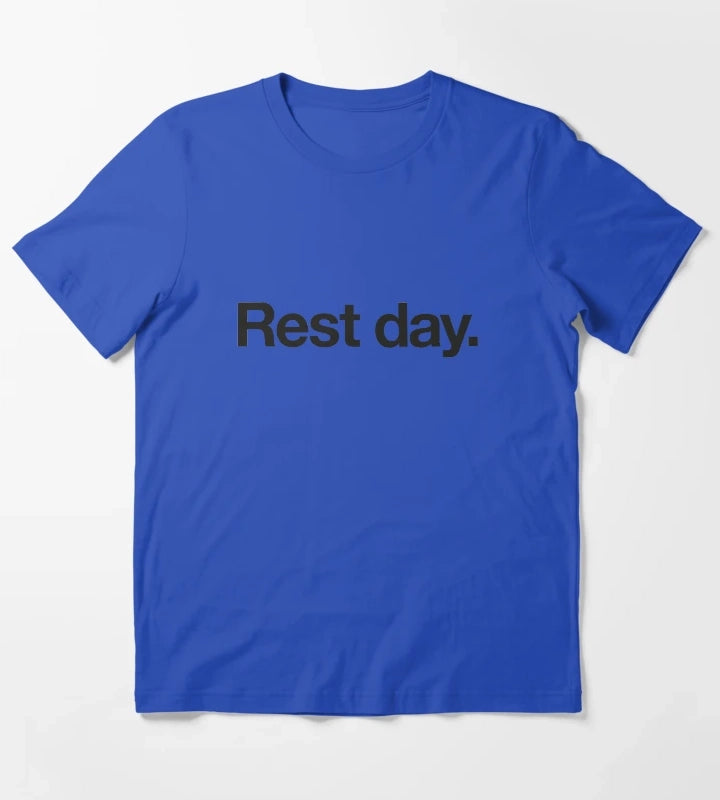 Rest Day Training Graphic T-Shirt Blue