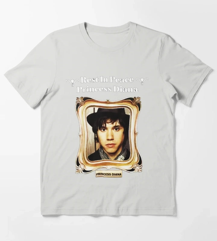 Rest In Peace Princess Diana Ryan Ross T-Shirt Light Grey