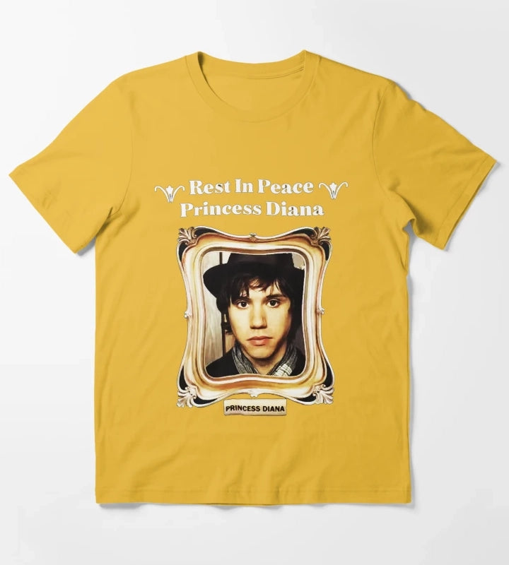 Rest In Peace Princess Diana Ryan Ross T-Shirt Yellow