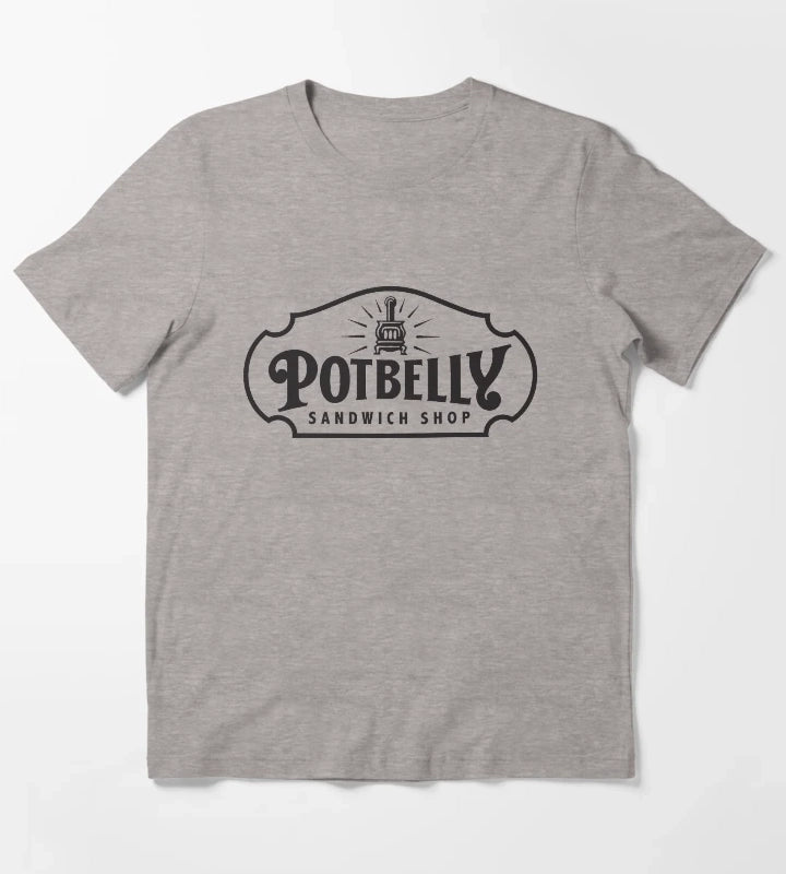 Resto Potbelly Sandwich T-Shirt Heather Grey