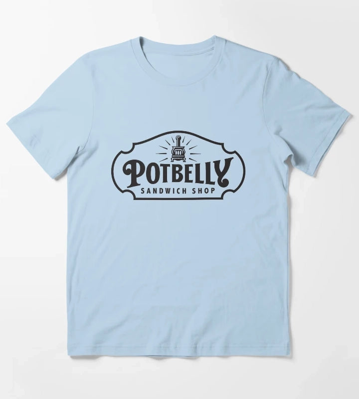 Resto Potbelly Sandwich T-Shirt Sky Blue