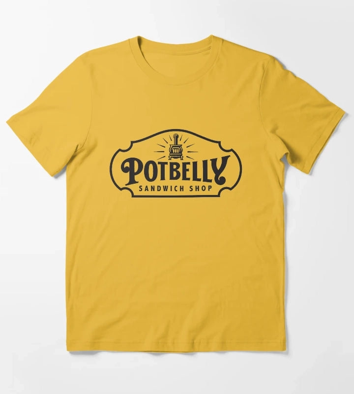 Resto Potbelly Sandwich T-Shirt Yellow
