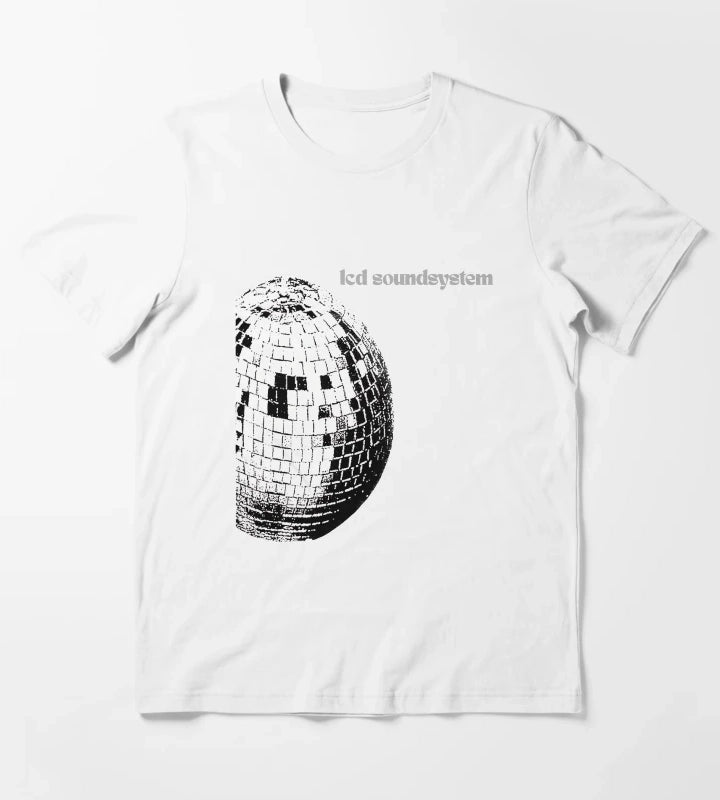 Retro Ball Text Graphic Style T-Shirt White