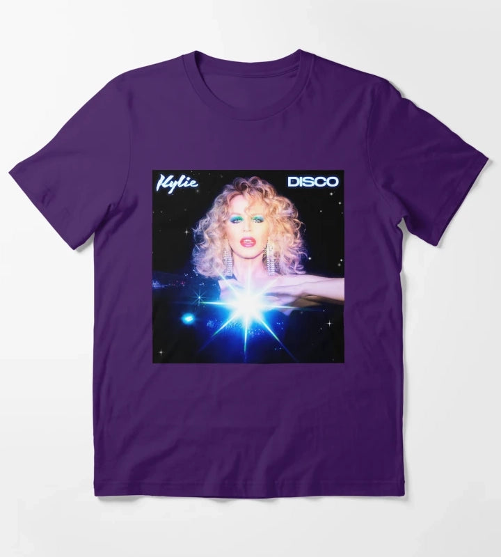 Retro Disco Queen Aesthetic T-Shirt Purple
