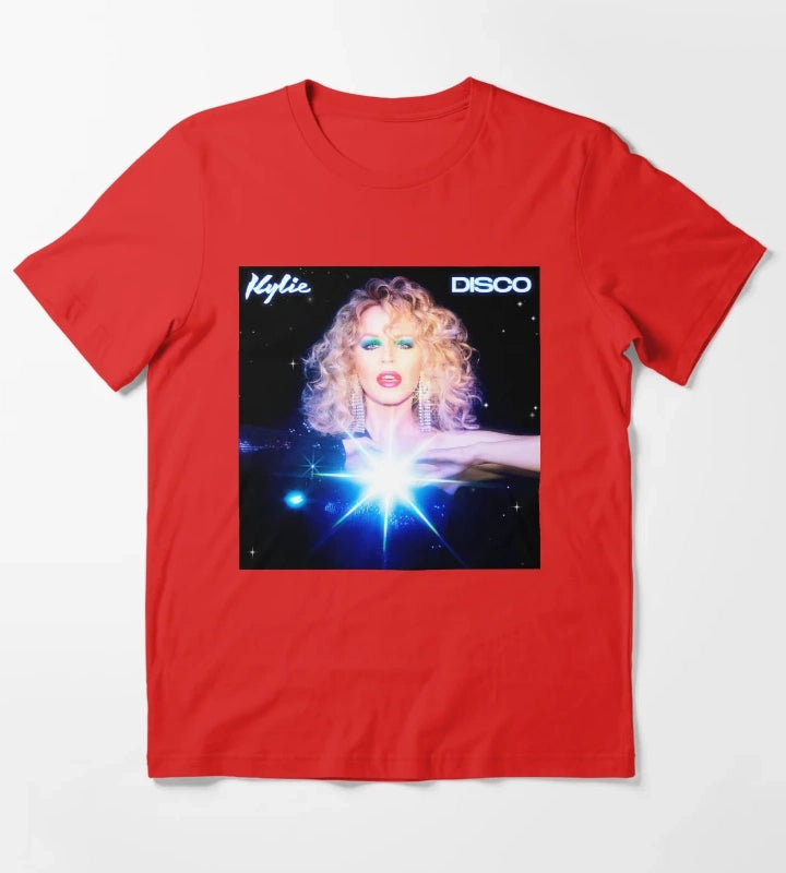 Retro Disco Queen Aesthetic T-Shirt Red