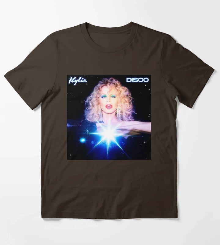 Retro Disco Queen Aesthetic T-Shirt Brown