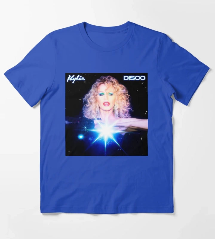 Retro Disco Queen Aesthetic T-Shirt Blue