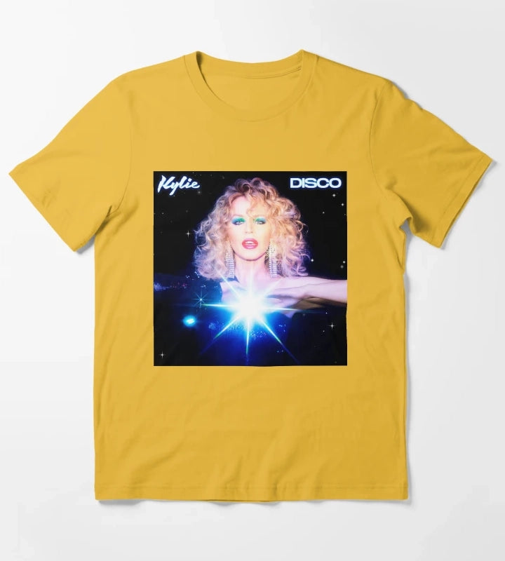 Retro Disco Queen Aesthetic T-Shirt Yellow