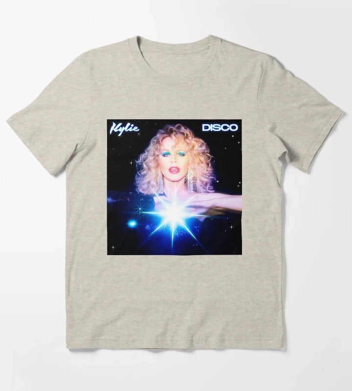 Retro Disco Queen Aesthetic T-Shirt Cream
