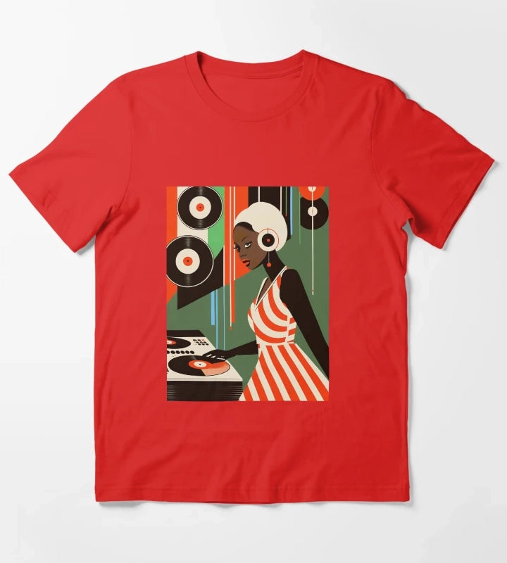 Retro Disco party T-Shirt Red