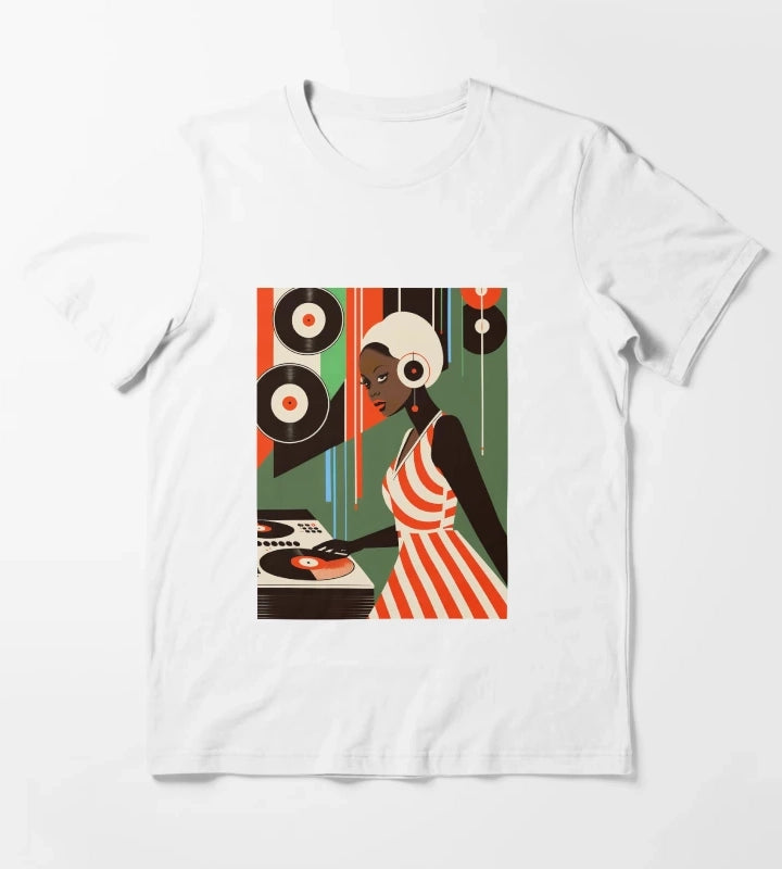Retro Disco party T-Shirt White
