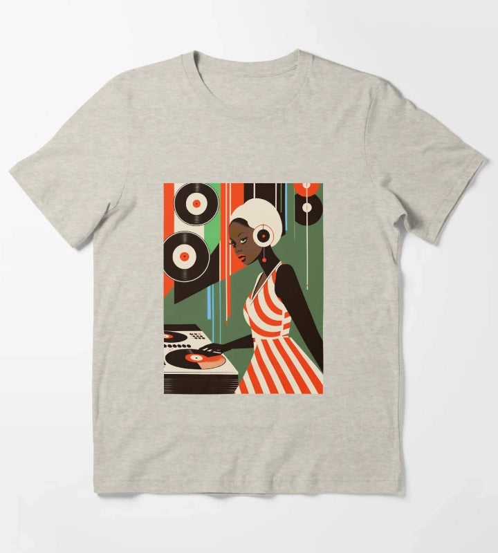 Retro Disco party T-Shirt Cream