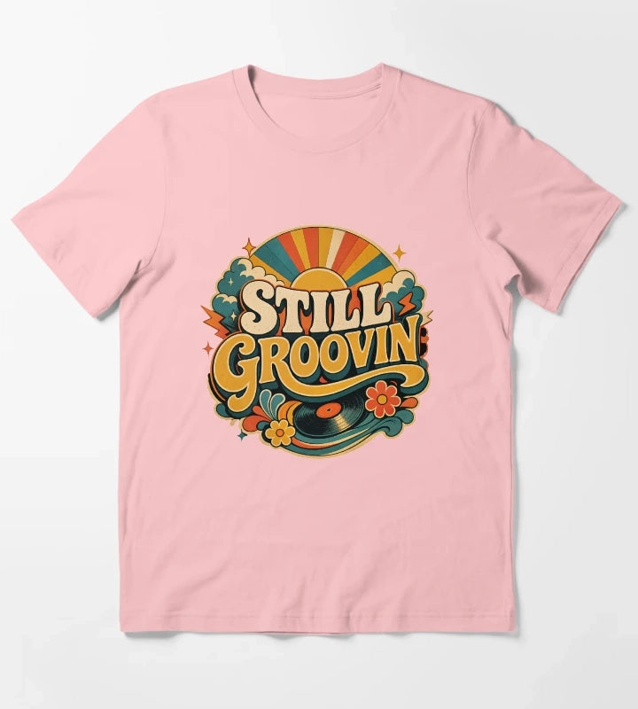 Retro Groove T-Shirt Dark Grey