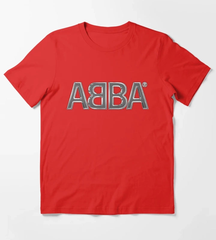 Retro Star Style Disco Music T-Shirt Red