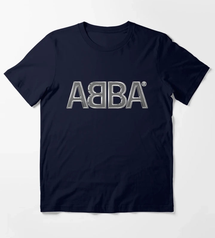 Retro Star Style Disco Music T-Shirt Navy