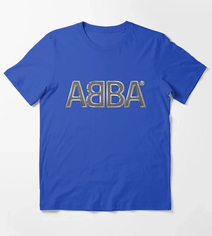 Retro Star Style Disco Music T-Shirt Blue